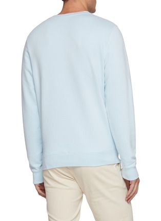 Back View - Click To Enlarge - SUNSPEL - Loopback Cotton Athletic Sweatshirt