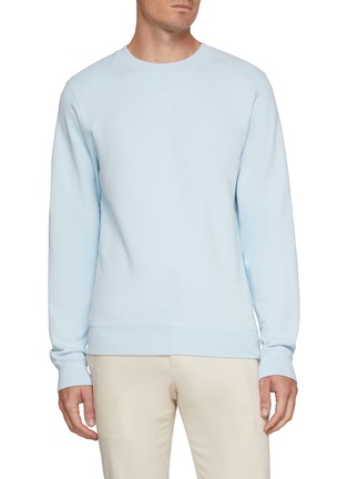 Main View - Click To Enlarge - SUNSPEL - Loopback Cotton Athletic Sweatshirt