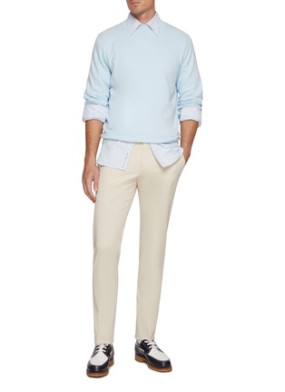 Figure View - Click To Enlarge - SUNSPEL - Loopback Cotton Athletic Sweatshirt