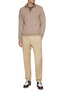 Figure View - Click To Enlarge - SUNSPEL - Half Zip Cashmere Sweater