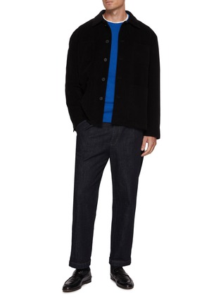 Figure View - Click To Enlarge - SUNSPEL - Lambswool Crewneck Sweater