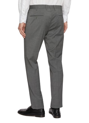 Back View - Click To Enlarge - PT TORINO - Washable Traveller Flat Front Dress Pants