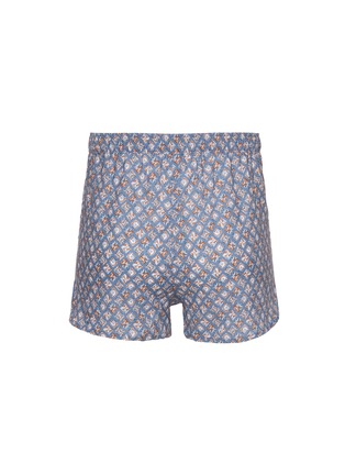 Figure View - Click To Enlarge - DEREK ROSE - Cotton Boxer Shorts