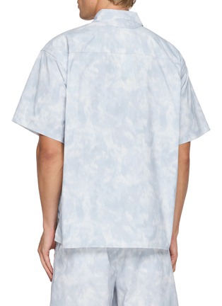 Back View - Click To Enlarge - GOLDWIN - Yurameki Cloud Wash Zip Shirt