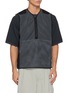 GOLDWIN Tonalith Mesh Half Zip Panelled Vest