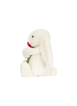 Detail View - Click To Enlarge - JELLYCAT - Cream Bunny with Rose
