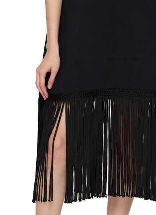  - PEPA POMBO - Numa Sleeveless Braided Fringe Dress