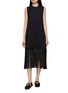 PEPA POMBO Numa Sleeveless Braided Fringe Dress