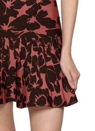  - PEPA POMBO - Lira Reversible Floral Knit Mini Skirt