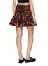 Back View - Click To Enlarge - PEPA POMBO - Lira Reversible Floral Knit Mini Skirt