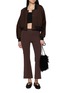Figure View - Click To Enlarge - PEPA POMBO - Florina Knit Flared Pants