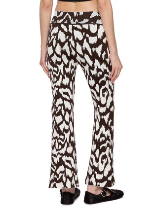 Back View - Click To Enlarge - PEPA POMBO - Tiva Knit Flared Pants