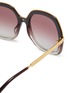 Detail View - Click To Enlarge - CHLOÉ - Leia Recycled Acetatae Metal Round Sunglasses