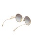 Figure View - Click To Enlarge - CHLOÉ - Chloé Iconic Metal Round Sunglasses