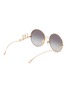Figure View - Click To Enlarge - CHLOÉ - Chloé Iconic Metal Round Sunglasses