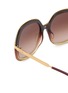 Detail View - Click To Enlarge - CHLOÉ - Leia Recycled Acetatae Metal Round Sunglasses