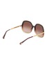 Figure View - Click To Enlarge - CHLOÉ - Leia Recycled Acetatae Metal Round Sunglasses
