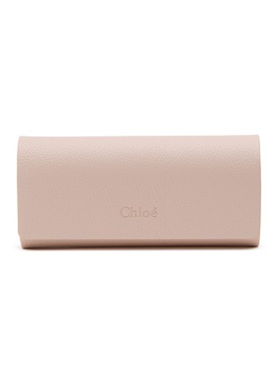 Detail View - Click To Enlarge - CHLOÉ - Leia Recycled Acetatae Metal Round Sunglasses