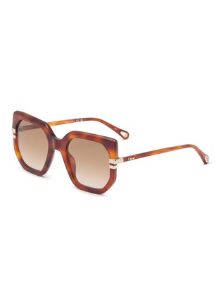 Main View - Click To Enlarge - CHLOÉ - West Recycled Acetatae Butterfly Sunglasses