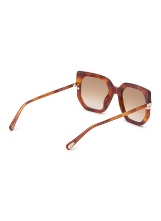 Figure View - Click To Enlarge - CHLOÉ - West Recycled Acetatae Butterfly Sunglasses
