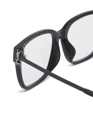 Detail View - Click To Enlarge - SAINT LAURENT - Apac Recycled Acetete Square Optical Glasses