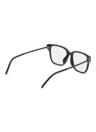 Figure View - Click To Enlarge - SAINT LAURENT - Apac Recycled Acetete Square Optical Glasses