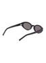 Figure View - Click To Enlarge - SAINT LAURENT - Acetete Oval Sunglasses