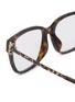 Detail View - Click To Enlarge - SAINT LAURENT - Apac Recycled Acetete Square Optical Glasses