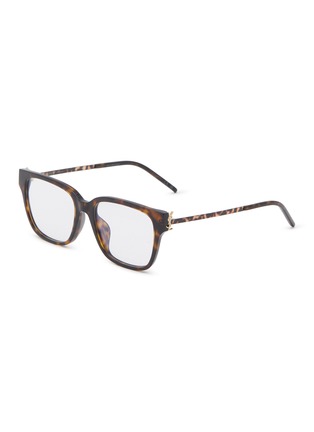 Main View - Click To Enlarge - SAINT LAURENT - Apac Recycled Acetete Square Optical Glasses