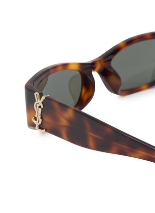 Detail View - Click To Enlarge - SAINT LAURENT - SL M152 Recycled Acetete Rectangle Sunglasses