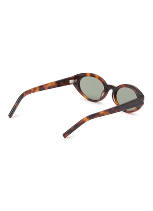 Figure View - Click To Enlarge - SAINT LAURENT - Acetete Oval Sunglasses