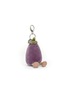 JELLYCAT Amuseables Aubergine Bag Charm