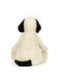 Detail View - Click To Enlarge - JELLYCAT - Gigantic Bashful Black & Cream Puppy