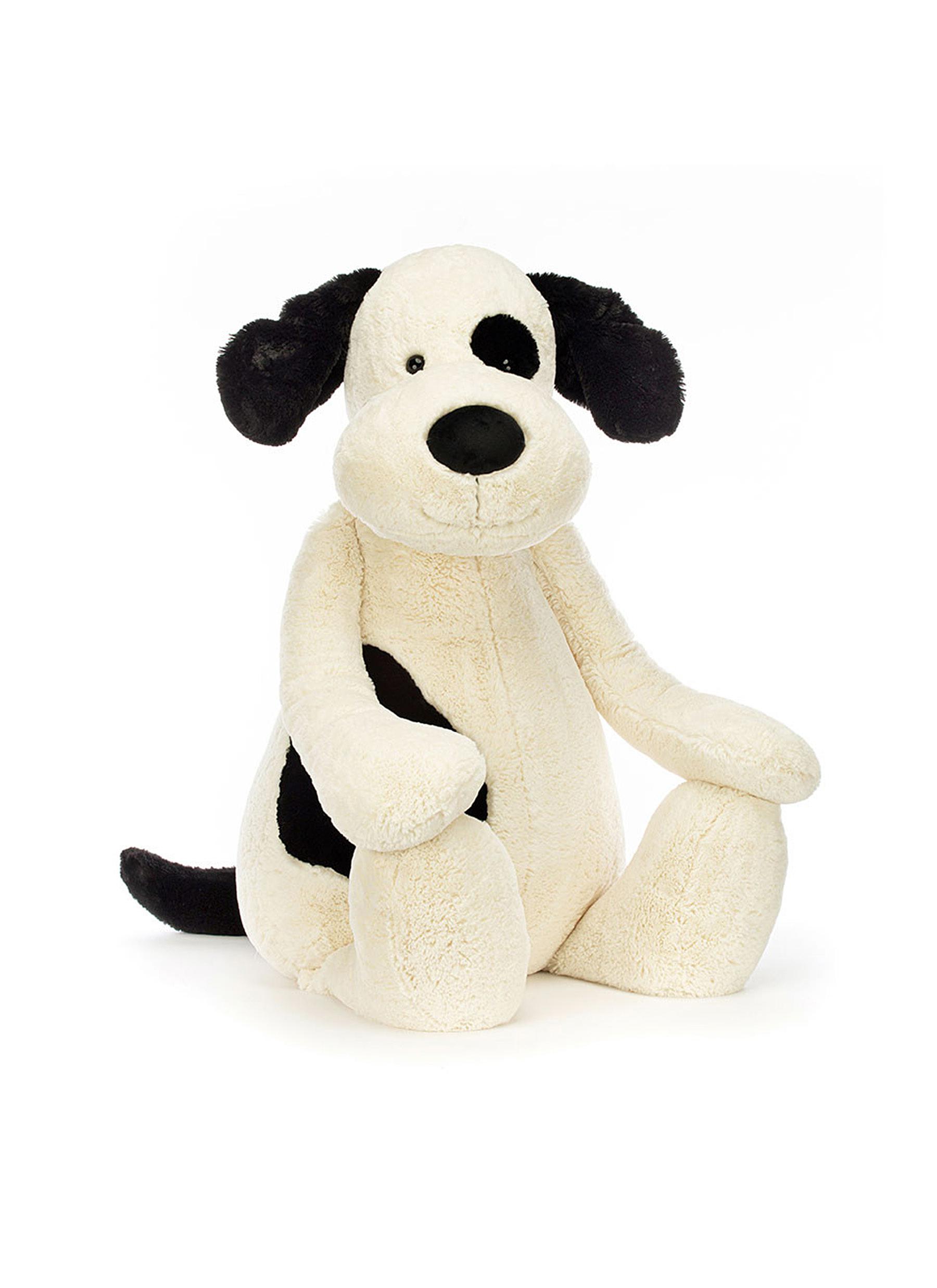 JELLYCAT | Gigantic Bashful Black & Cream Puppy | Lane Crawford