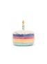 Detail View - Click To Enlarge - JELLYCAT - Amuseables Rainbow Birthday Cake
