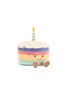  - JELLYCAT - Amuseables Rainbow Birthday Cake