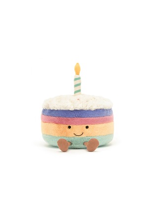 Main View - Click To Enlarge - JELLYCAT - Amuseables Rainbow Birthday Cake