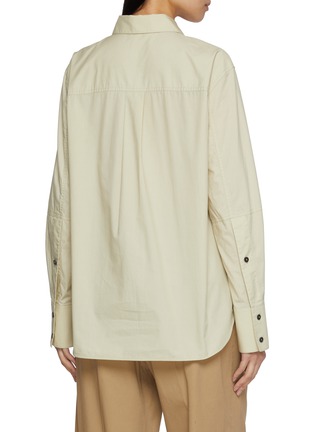 Back View - Click To Enlarge - EDITION - Spread Collar Cotton Shirt