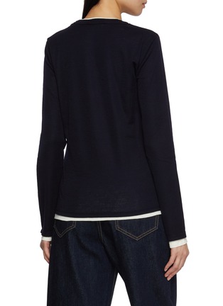 Back View - Click To Enlarge - EDITION - Double Layer Long Sleeve T-Shirt