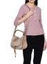 Front View - Click To Enlarge - CHLOÉ - Small Marcie Suede Shoulder Bag