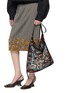 Figure View - Click To Enlarge - DRIES VAN NOTEN - Large Scarf Silk Shoulder Bag