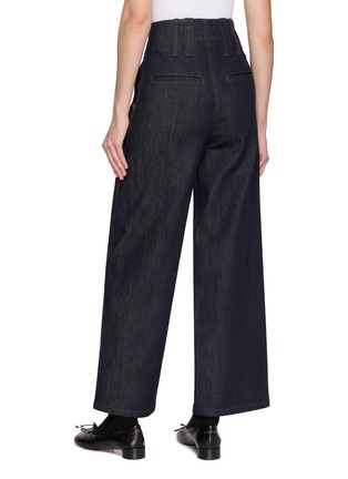Back View - Click To Enlarge - EPINGLER - Contrast Stitched Denim Jeans