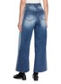 Back View - Click To Enlarge - EPINGLER - Lacebound Panelled Denim Jeans