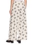 Back View - Click To Enlarge - EPINGLER - Butterfly Print Drawstring Waistband Cotton Jogger Pants