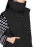  - NOIR - Hooded Puffer Down Gilet