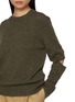  - NOIR - Cutout Elbow Knit Sweater