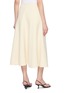 Back View - Click To Enlarge - SANDBEIGE - Arles Panelled Flared Midi Skirt
