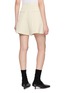 Back View - Click To Enlarge - SANDBEIGE - Lyon Pleated Tailored Linen Shorts