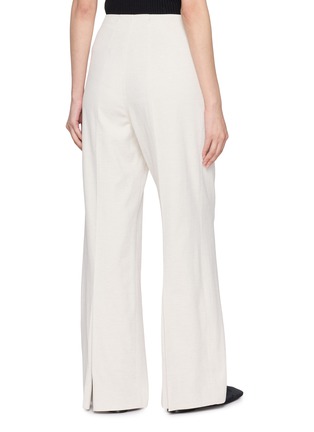 Back View - Click To Enlarge - SANDBEIGE - Sevia Patch Pocket Cotton Blend Pants