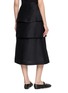 Back View - Click To Enlarge - SANDBEIGE - Rummy Layered Midi Skirt